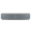 Crick LCD TV Stand Large In Grey With Glass Door