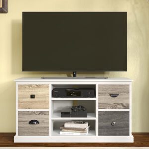Maraca Wooden TV Stand Small In White