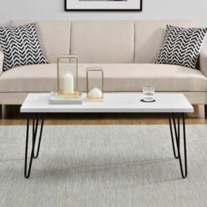 Owes Wooden Coffee Table In White
