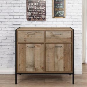 Urbana Wooden Sideboard With 2 Doors And 2 Drawers In Rustic