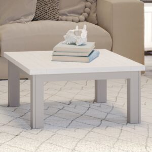 Gilford Wooden Coffee Table Square In Grey