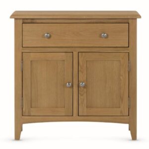 Kamiah Wooden Sideboard With 2 Doors 1 Drawer In Oak