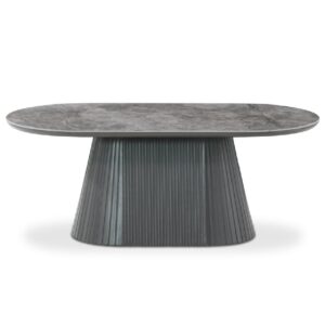 Bedford Sintered Stone Coffee Table In Grey