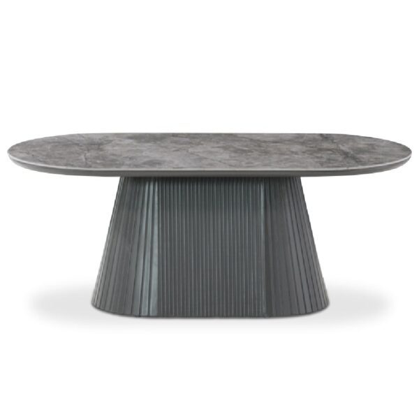 Bedford Sintered Stone Coffee Table In Grey