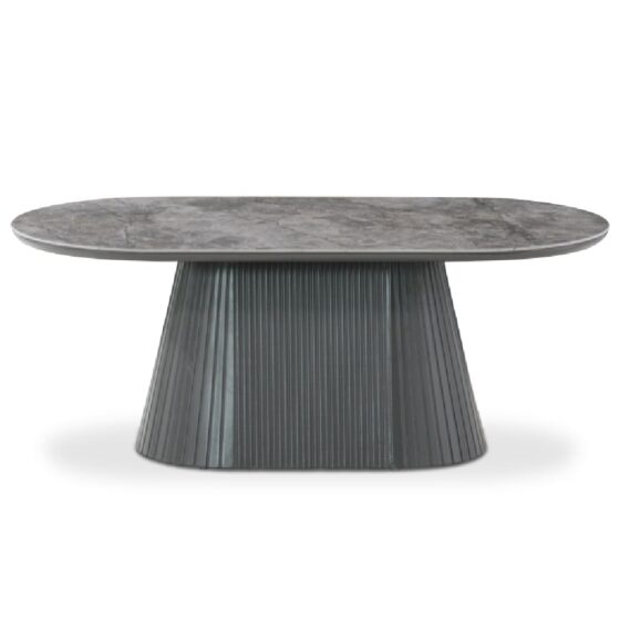 Bedford Sintered Stone Coffee Table In Grey