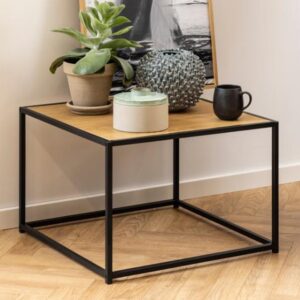 Salvo Wooden Square Coffee Table In Matt Wild Oak