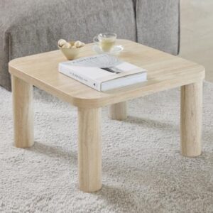 Schijndel Wooden Square Coffee Table In Travertine