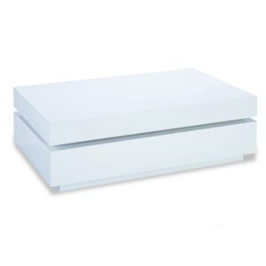Daryl High Gloss Coffee Table In White