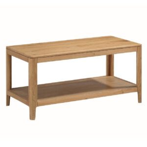 Derry Wooden Coffee Table In Oak